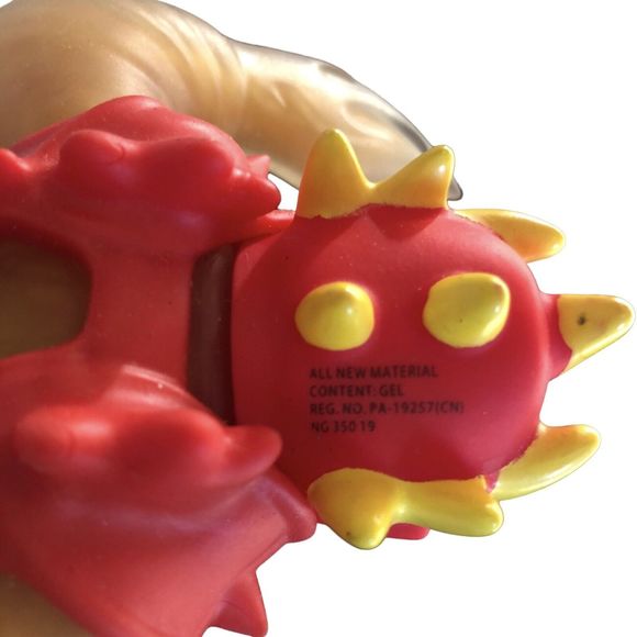 Heroes of GOO JIT ZU Blazagon Squish Stretch 5" Red Armor - Picture 5 of 5